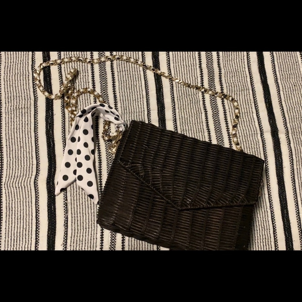 Zara basket chain purse